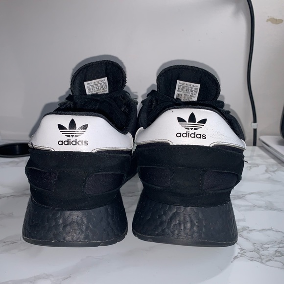 ADIDAS Iniki I-5923 Boost Sneaker Black White - Picture 5 of 8